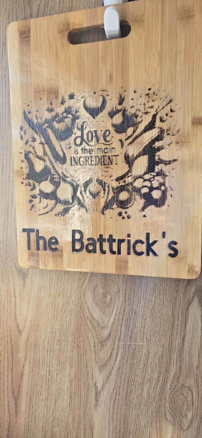 Custom Engraved Bamboo Cutting Board