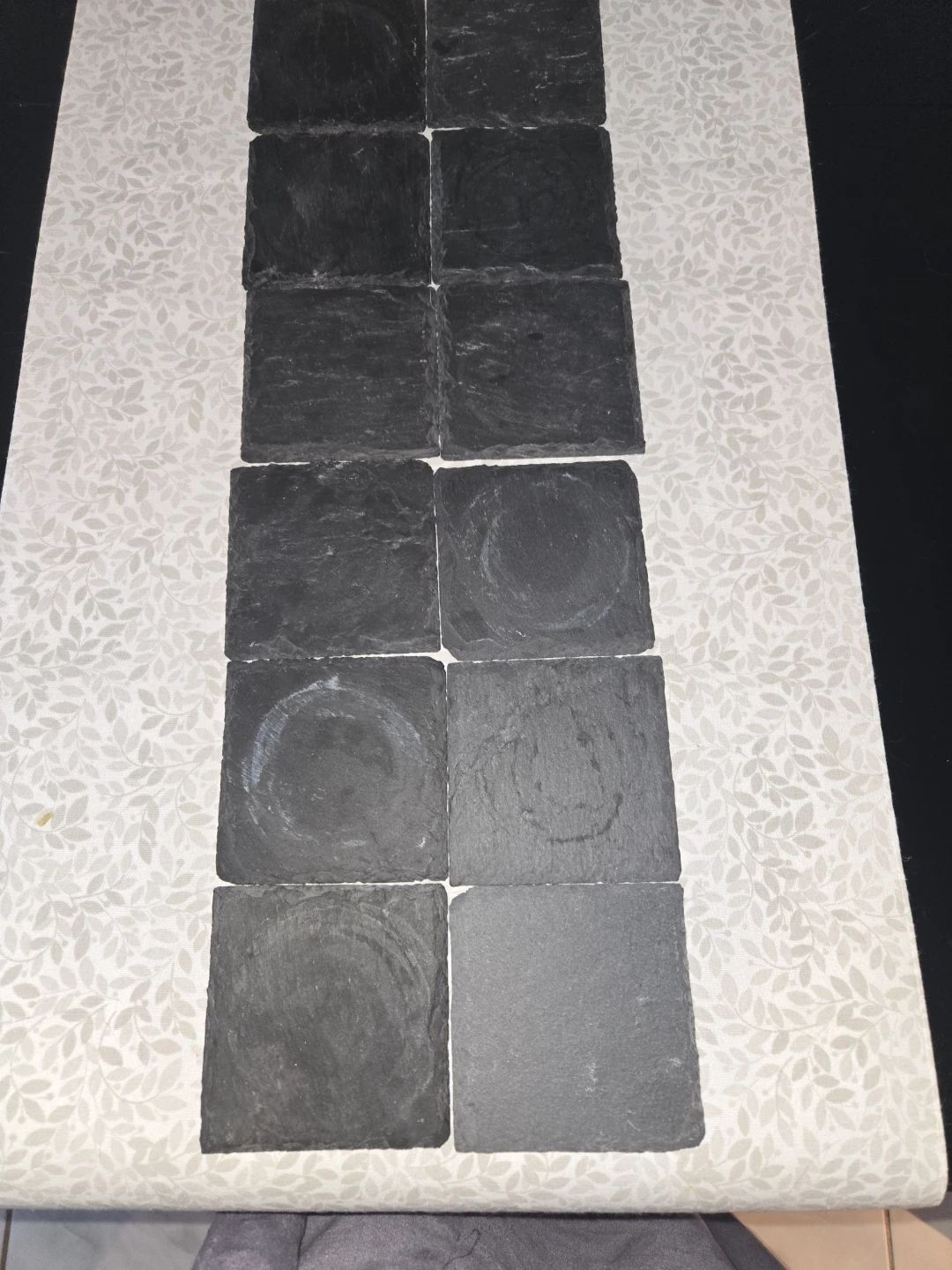 Set of 12 Square Slate Coasters - photo 3