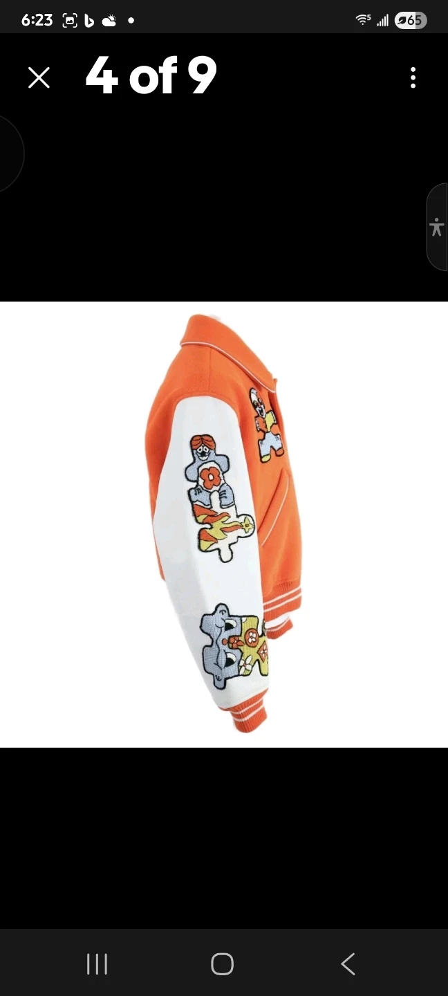Louis Vuitton Varsity Jacket Orange/White - photo 4