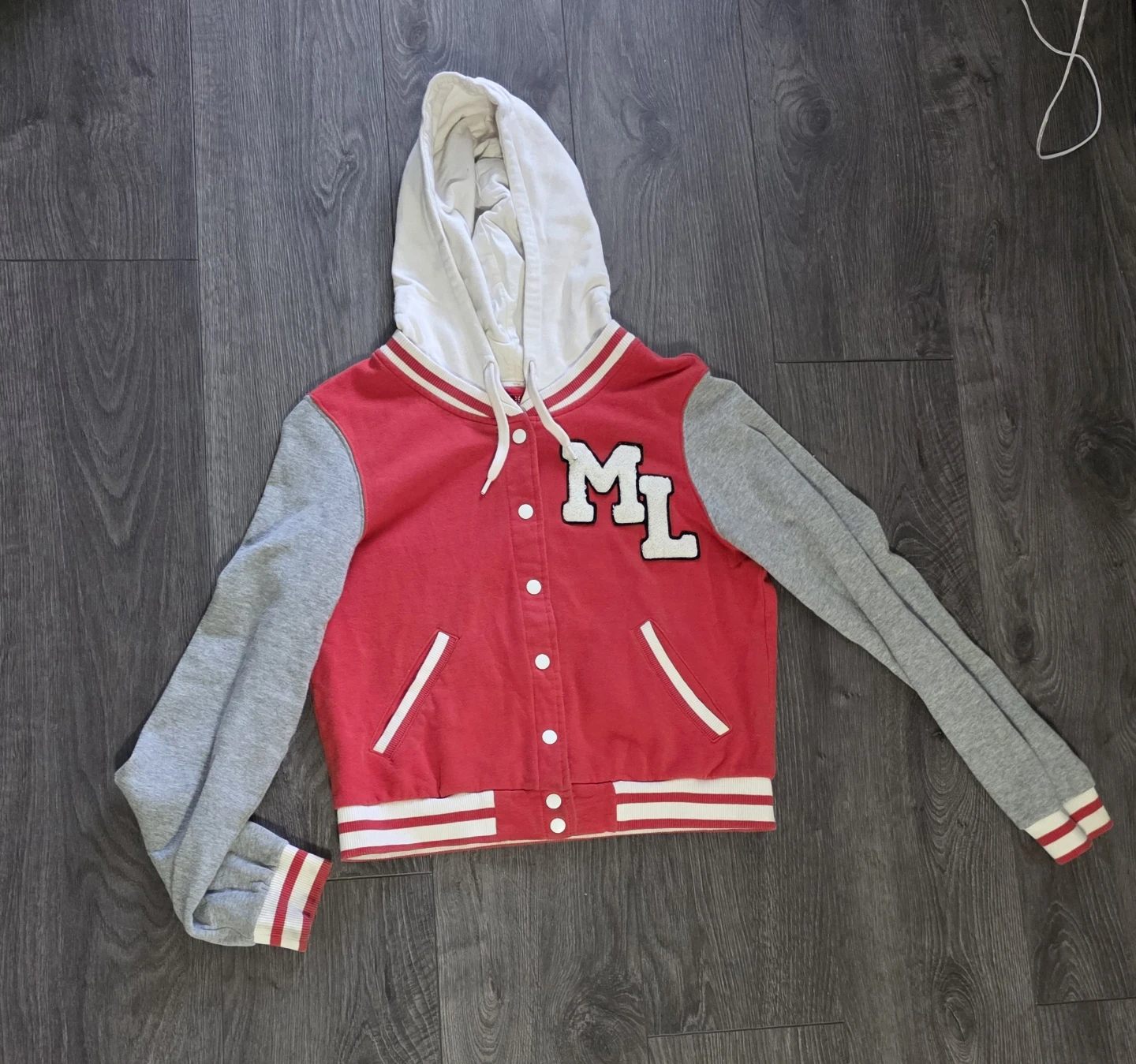 Varsity Jacket with Hood