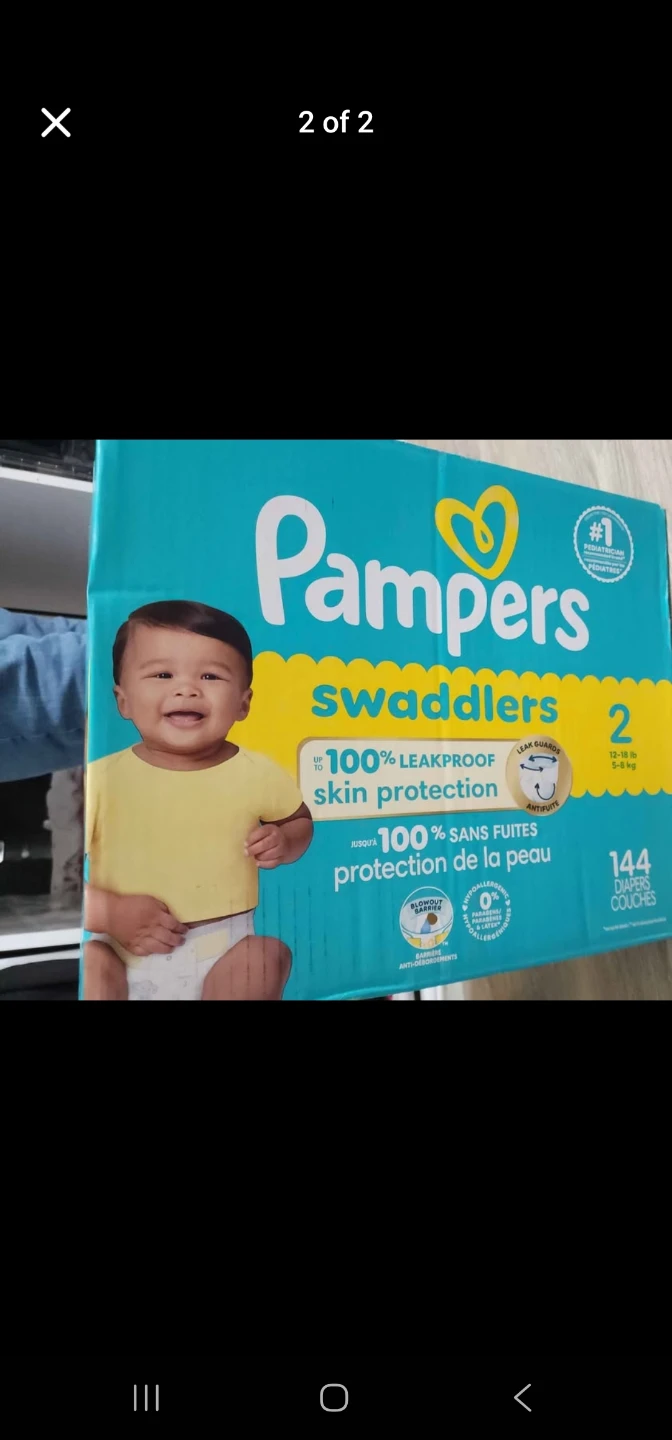 Pampers Swaddlers Diapers Size 2 - 144 Count
