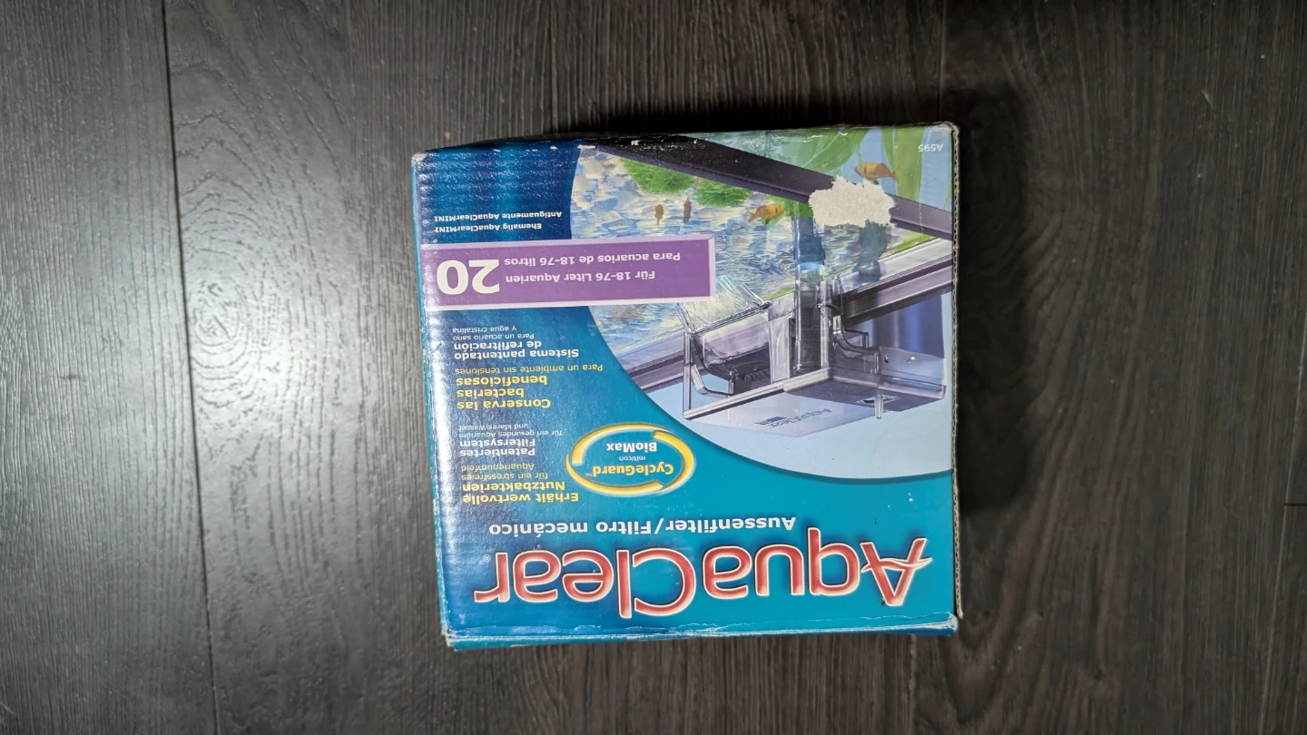 AquaClear 20 Filter for 18-76 Liter Aquariums