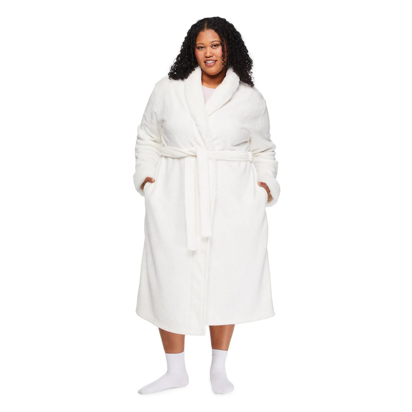 New (no tag)- George Women's Plus Plush Robe - size 1X-2X - photo 4