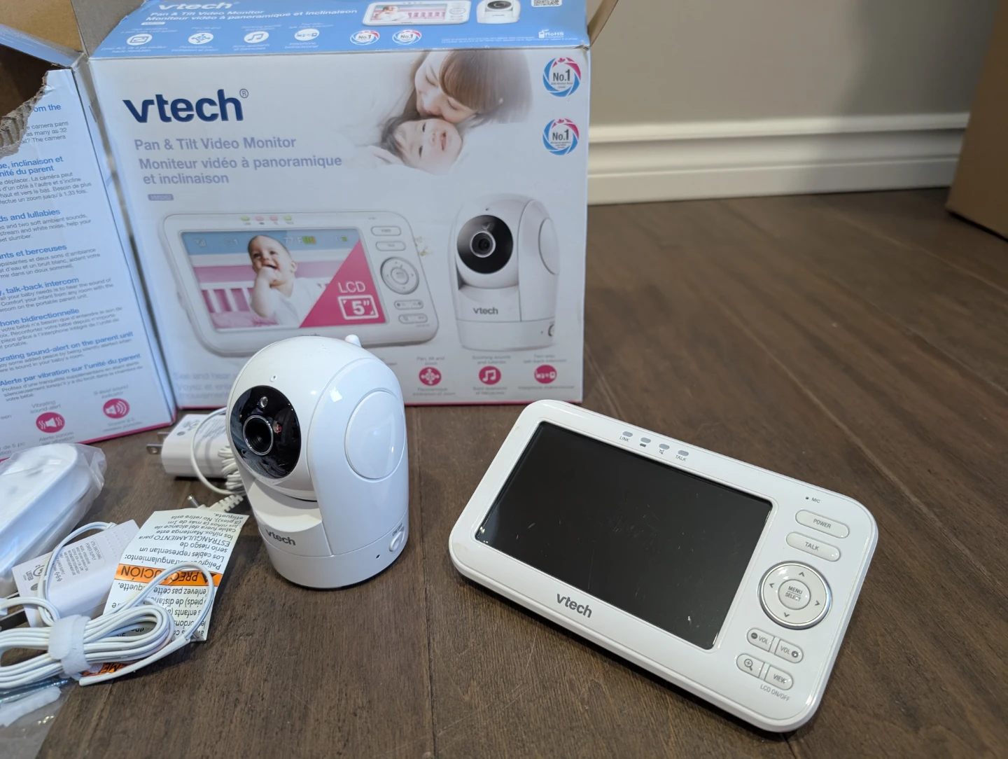 New Vtech 5” Baby Monitor and Camera For Sale - photo 4