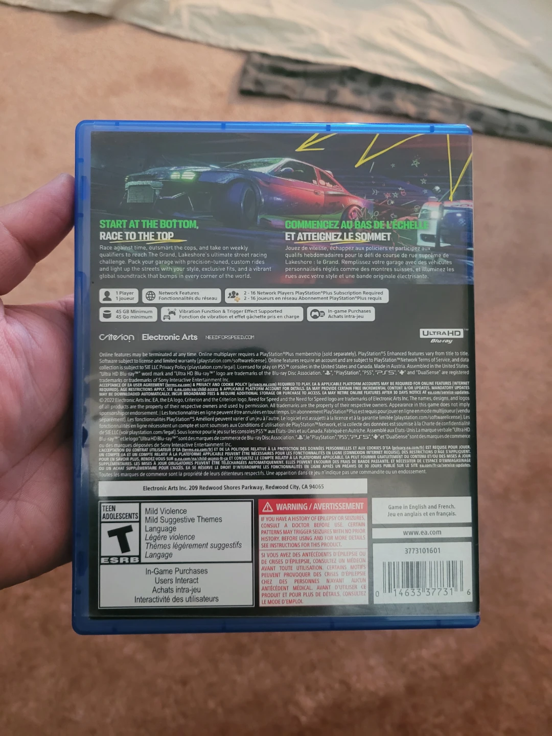 Need for Speed Unbound - PS5 Game - photo 2