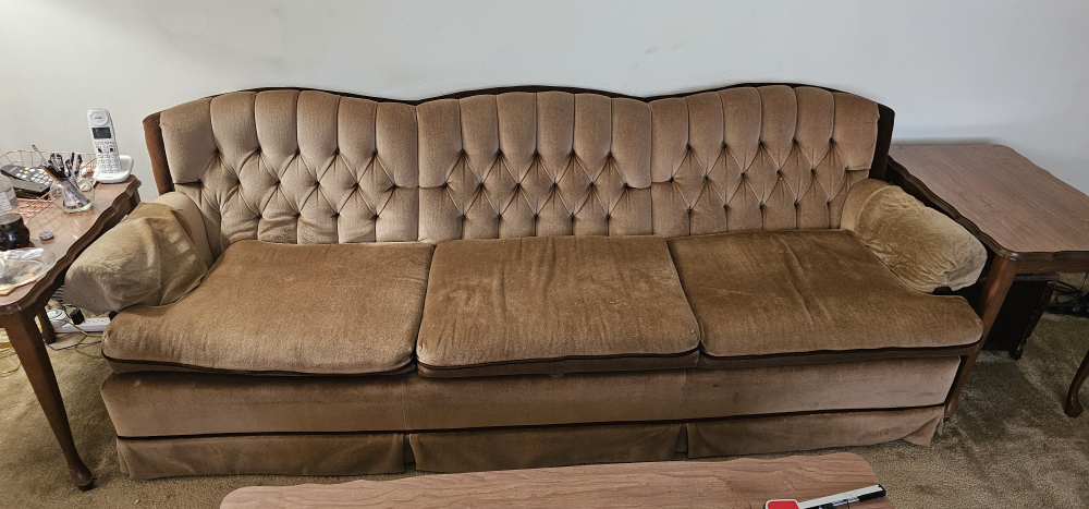 Tufted Sofa and Armchair Set