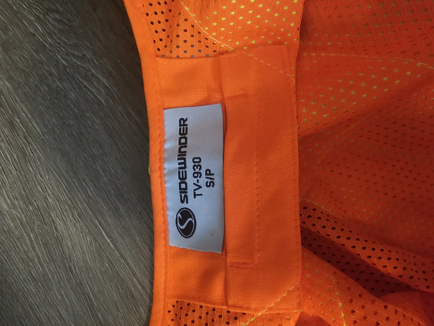 Sidewinder TV-930 Safety Vest Orange S/P