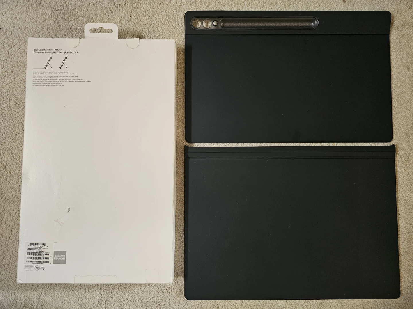 Samsung Keyboard Cover for Galaxy Tab S10/S9 Ultra-Bla - photo 2