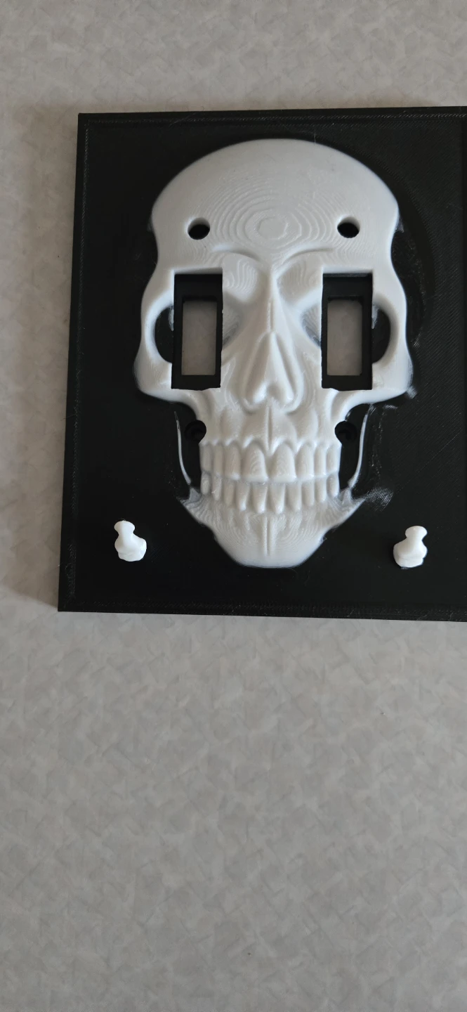 Skull Light Switch Plate Cover