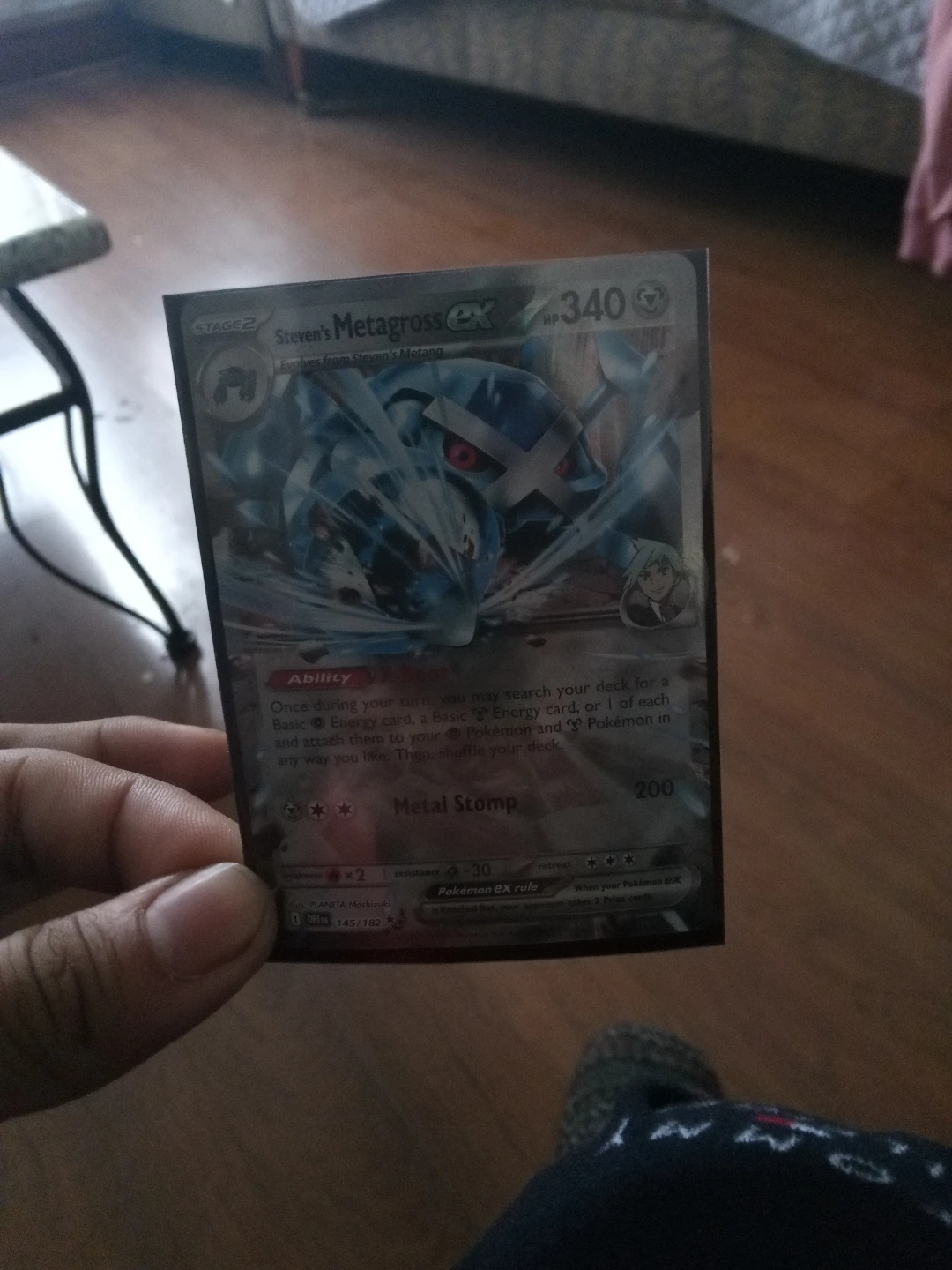 Steven's Metagross EX Pokemon Card