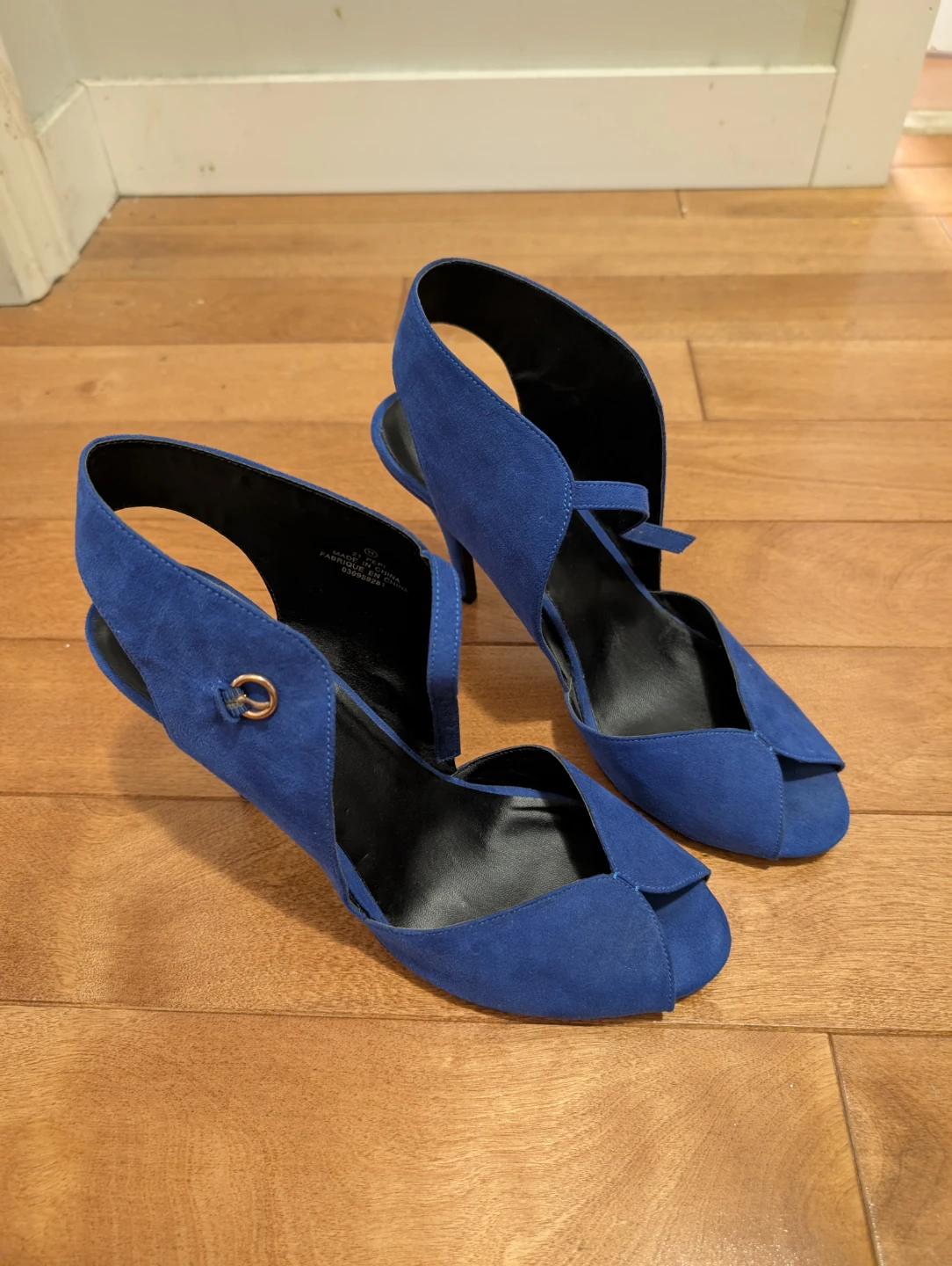 Royal Blue G:21 Suede Sandal Heels Size 10
