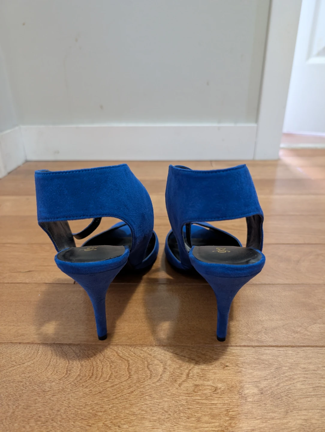 Royal Blue G:21 Suede Sandal Heels Size 10 - photo 2