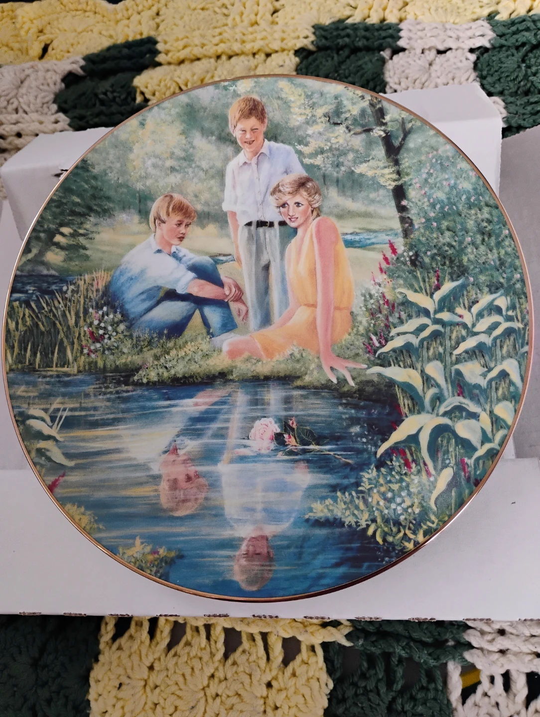 "Reflections Of Tomorrow" Commemorative Plate by Peter Robson