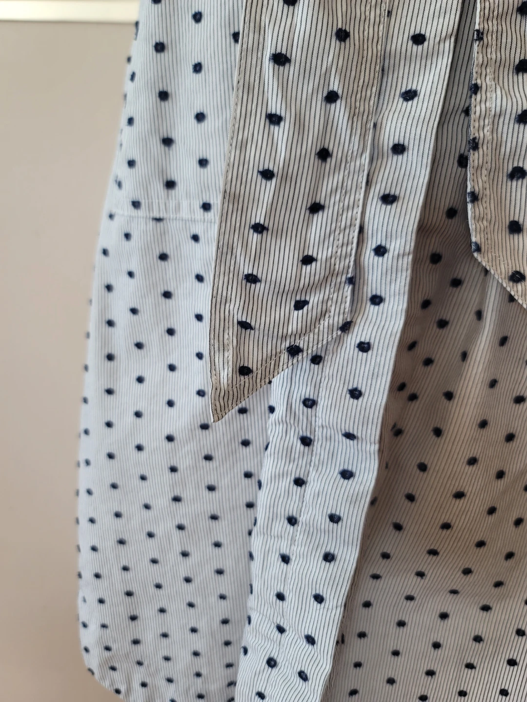 Banana Republic Sleeveless Striped Dot Cotton Shirt Dress Size S - photo 5