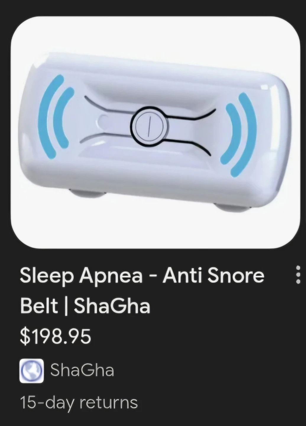 Best in Rest Anti-Snoring Electronic Belt S/M/L 🥕 - photo 3