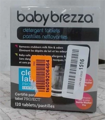 Baby Brezza Detergent Tablets - 120 Count 🏆