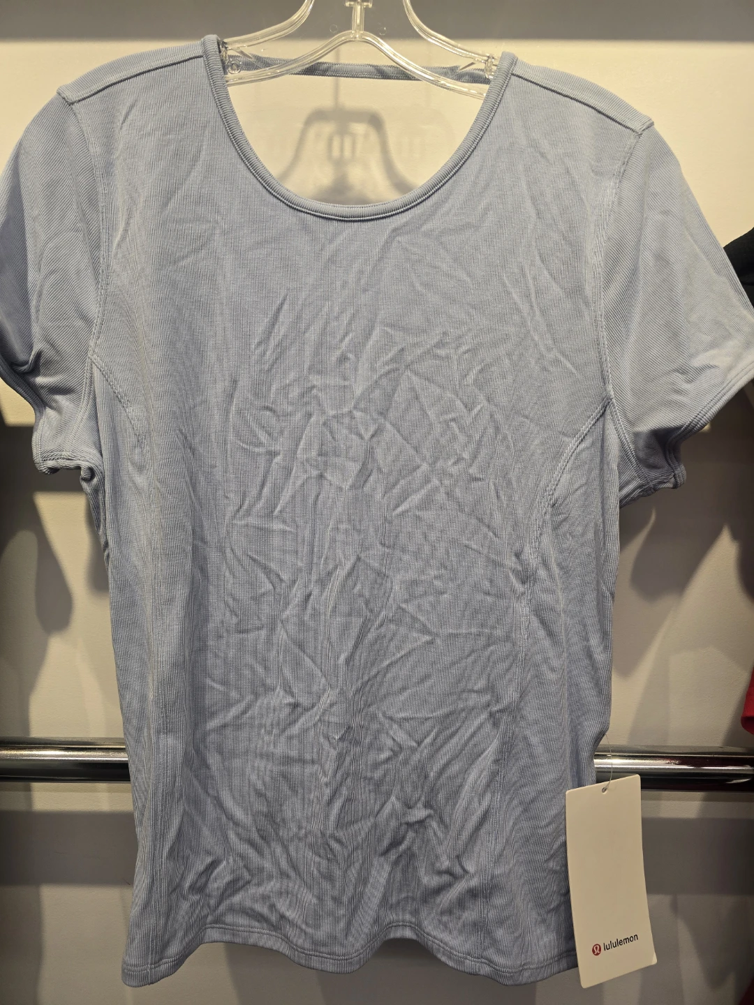 Lululemon Twist-Back Ribbed Soft Short-Sleeve Top Size 8