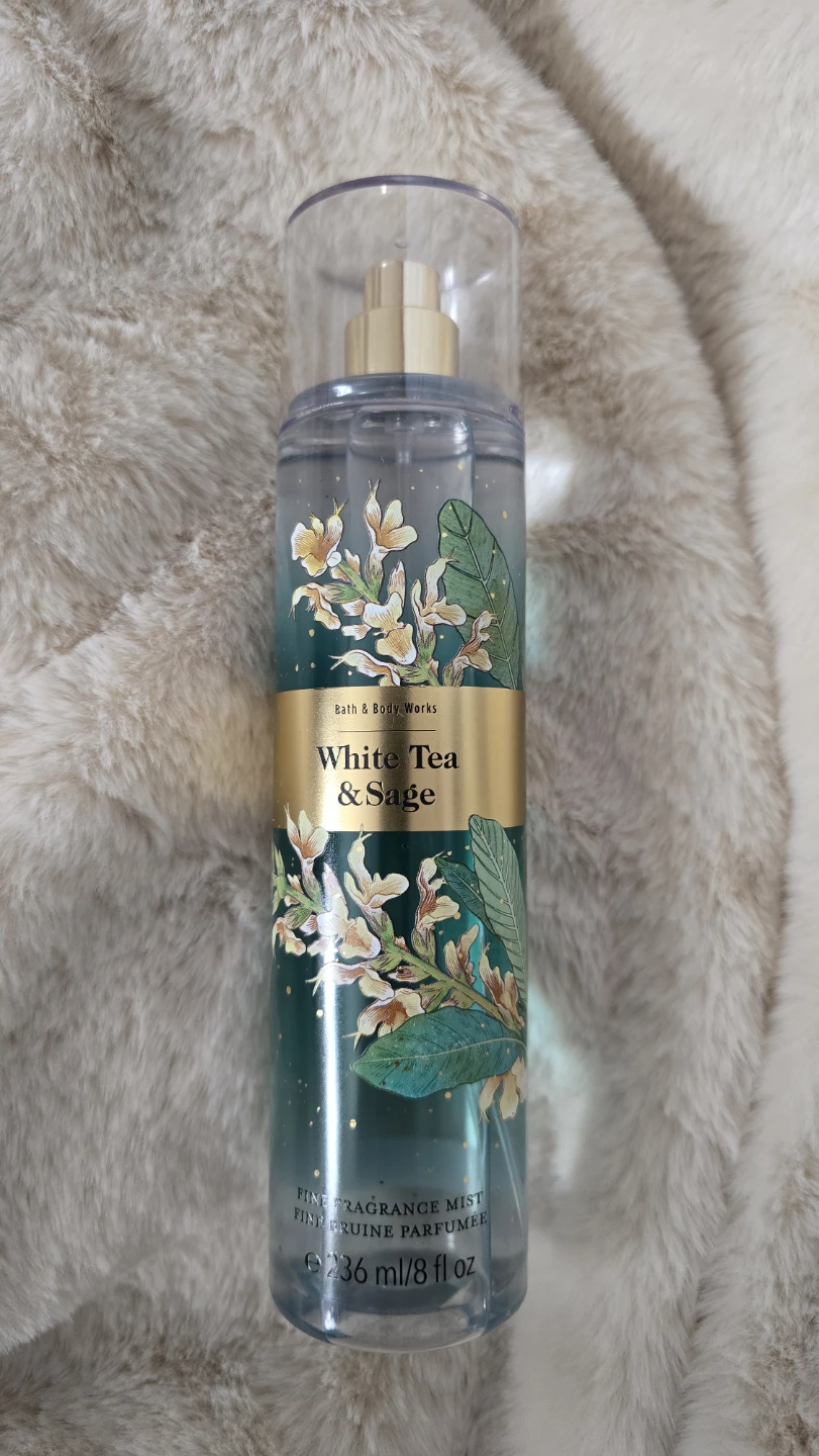 Bath & Body Works White Tea & Sage Fine Fragrance Mist (8 oz)