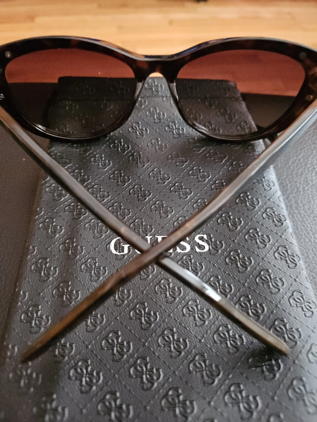 Guess Women's Sunglasses - Tortoise Shell with Rhinestones - photo 2