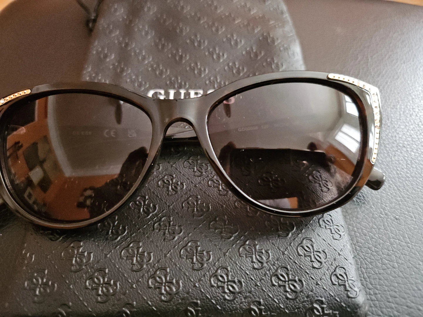 Guess Women's Sunglasses - Tortoise Shell with Rhinestones - photo 3