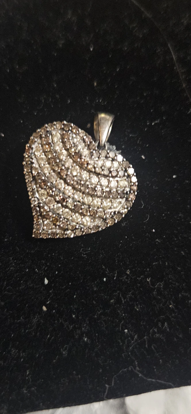 Diamond Heart Pendant 10k - photo 2