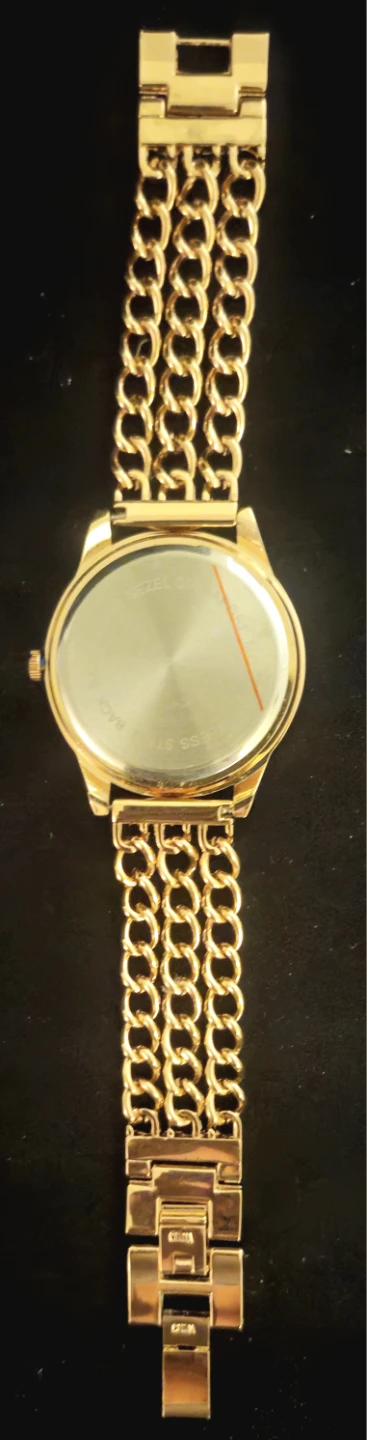 elegant gold-tone watch - photo 2
