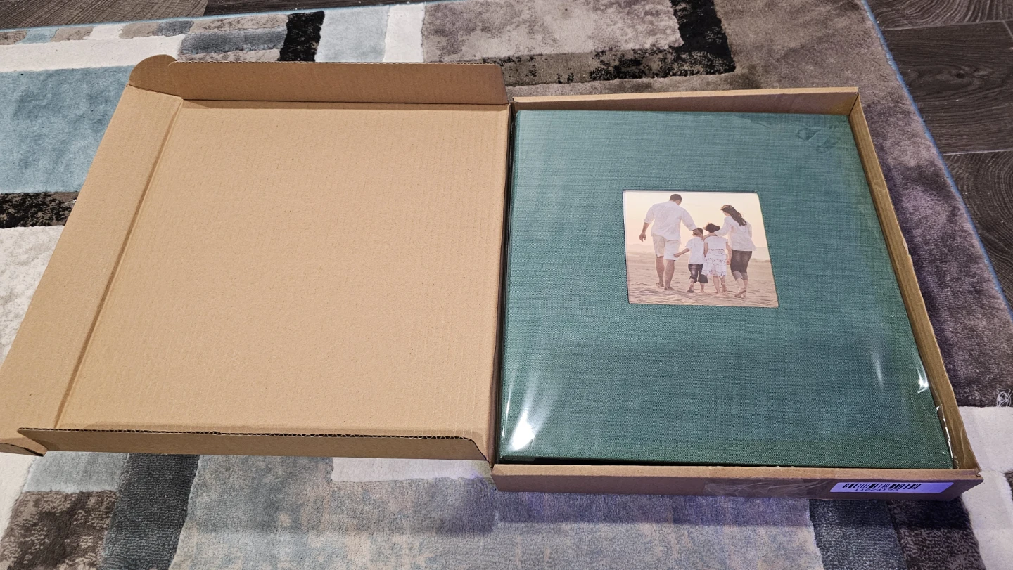 Green Photo Album with Front Frame - photo 2