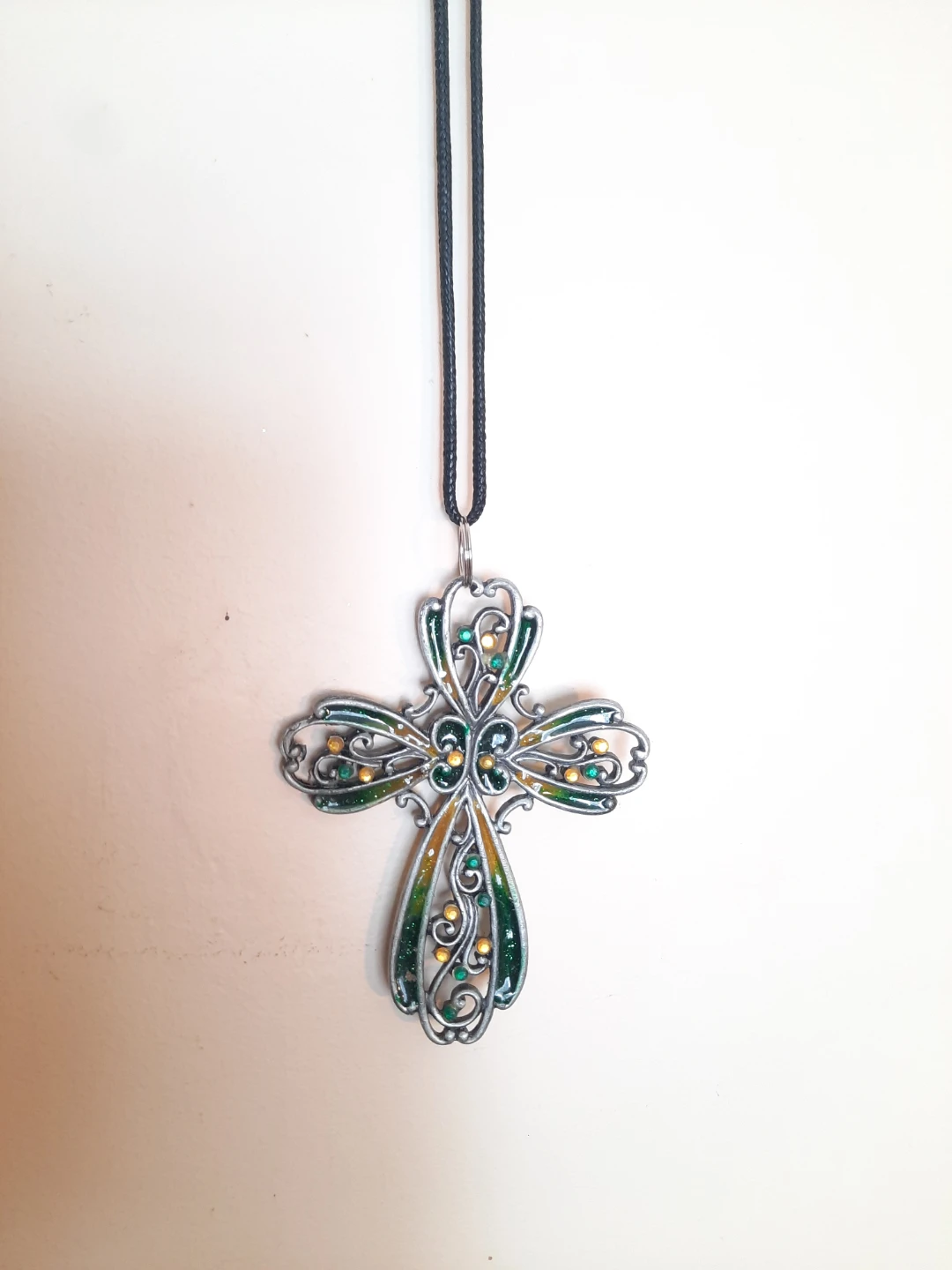 Decorative Hanging Cross Ornament - photo 4