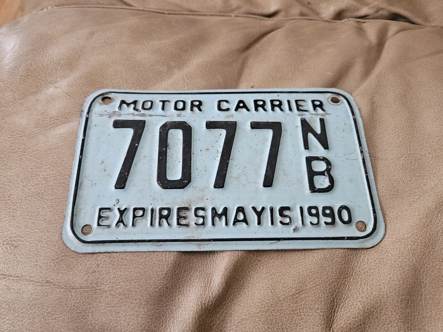 Lot of 5 Vintage Motor Carrier License Plates