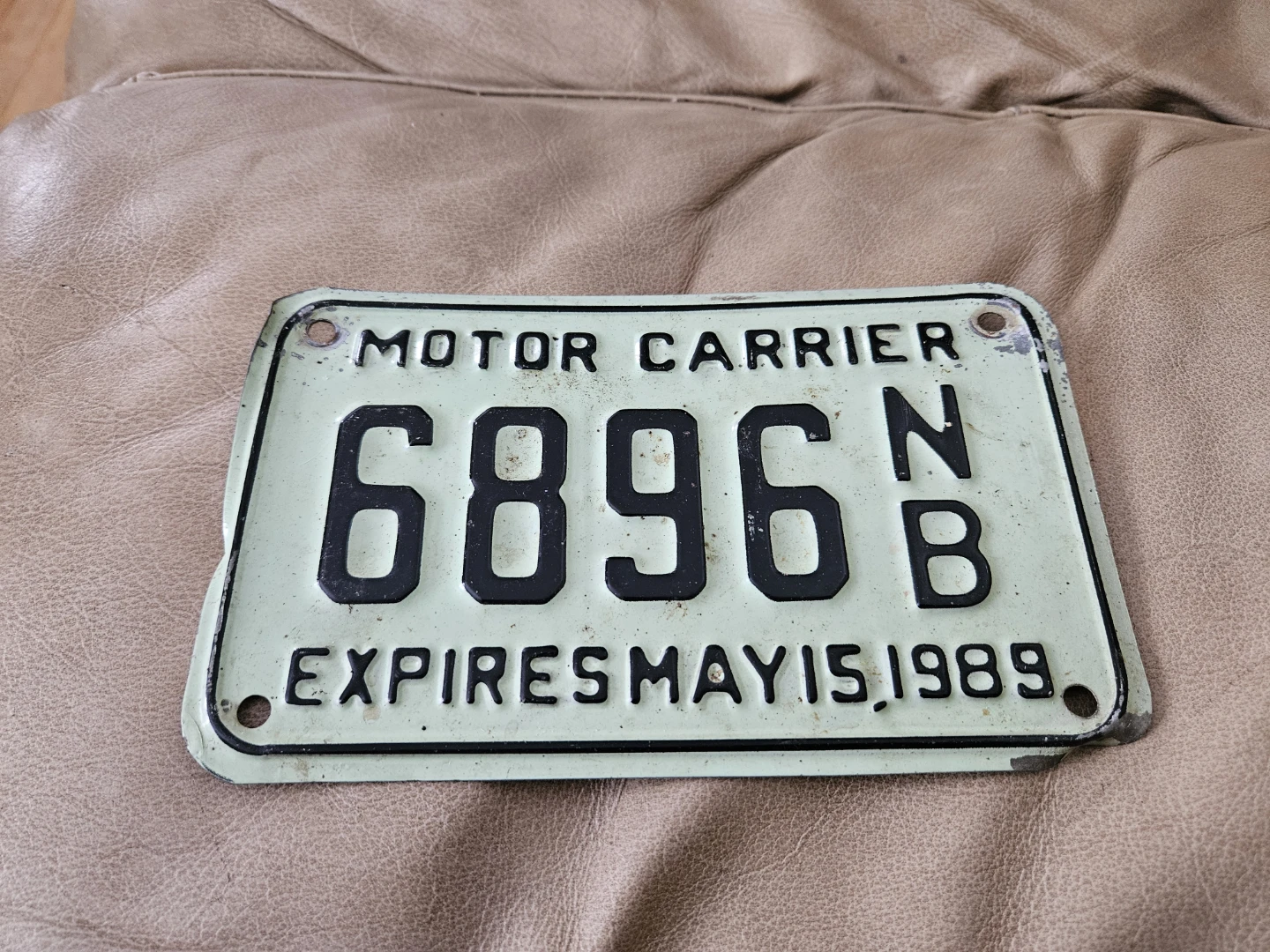 Lot of 5 Vintage Motor Carrier License Plates - photo 3