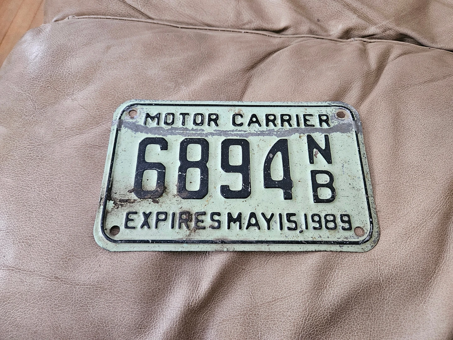 Lot of 5 Vintage Motor Carrier License Plates - photo 5