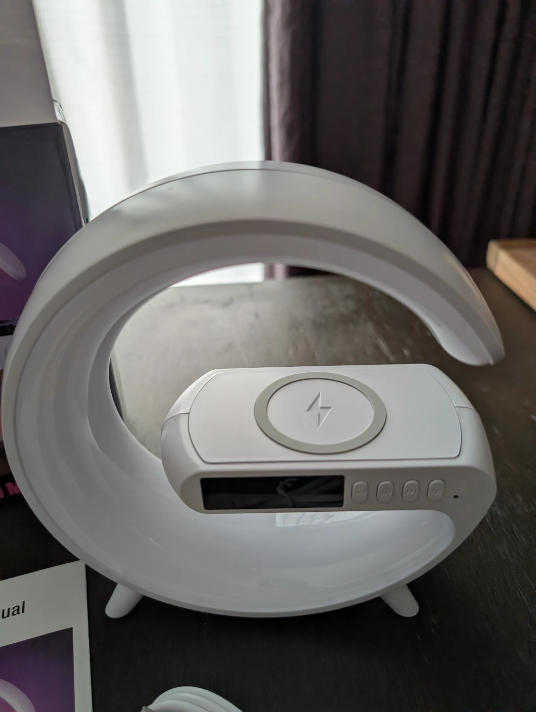 Smart Light Sound Machine with Wireless Charger - photo 4