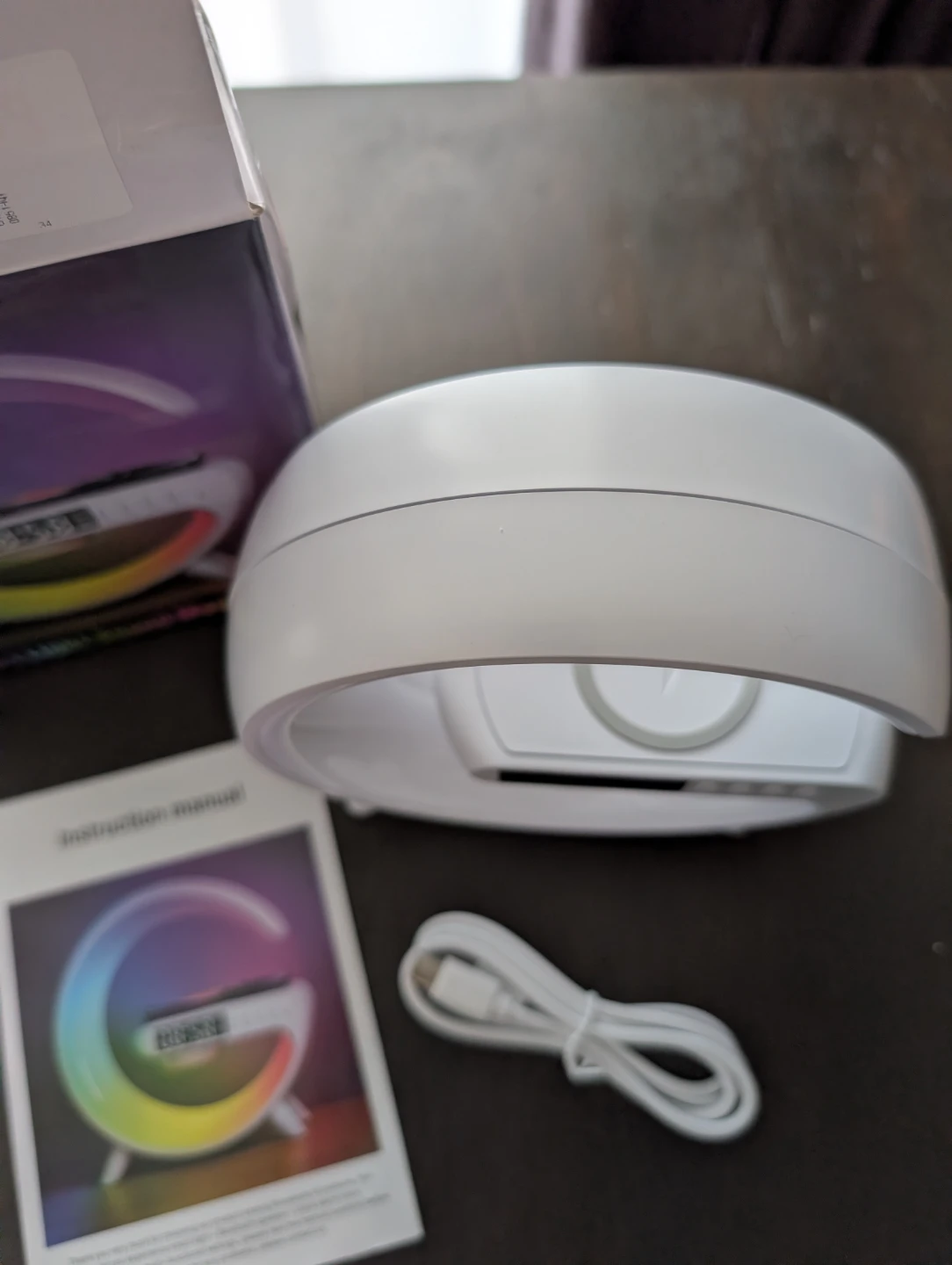 Smart Light Sound Machine with Wireless Charger - photo 5