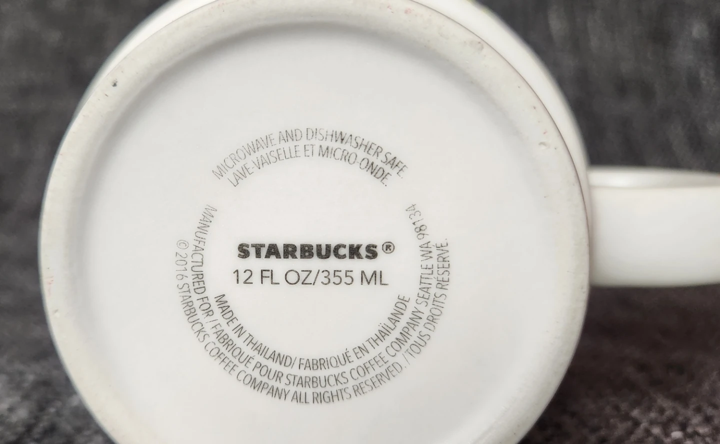 Starbucks 2016 Floral Design Mug - photo 4