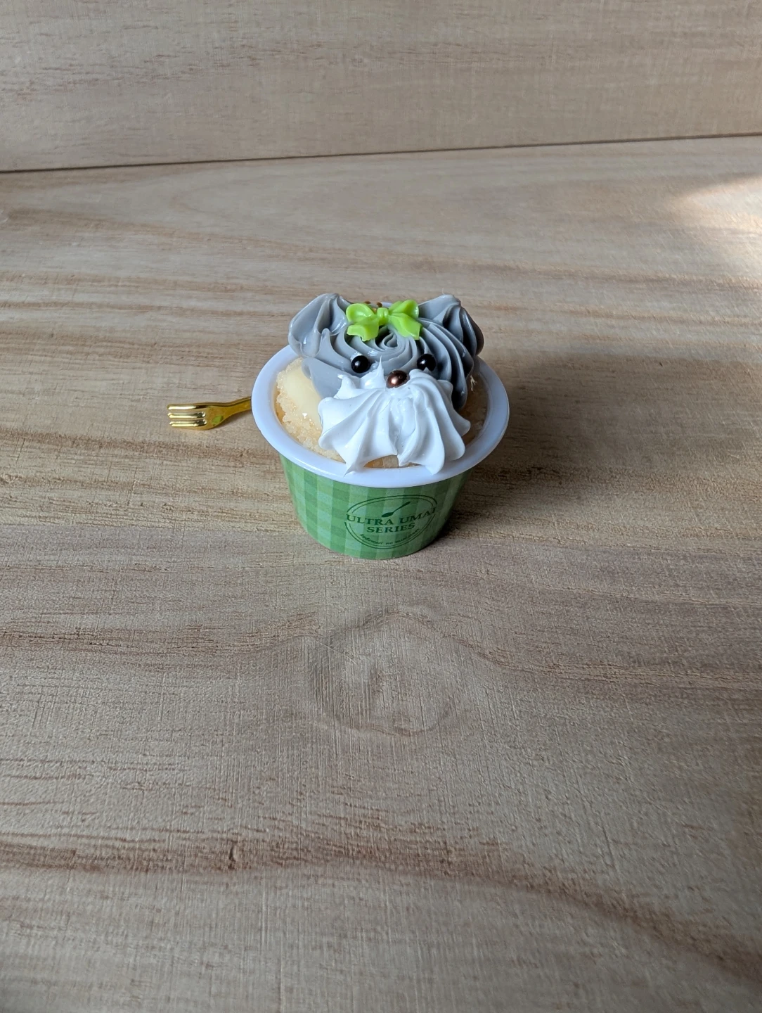 Schnauzer cupcake keychain charm Dog Charm - photo 2