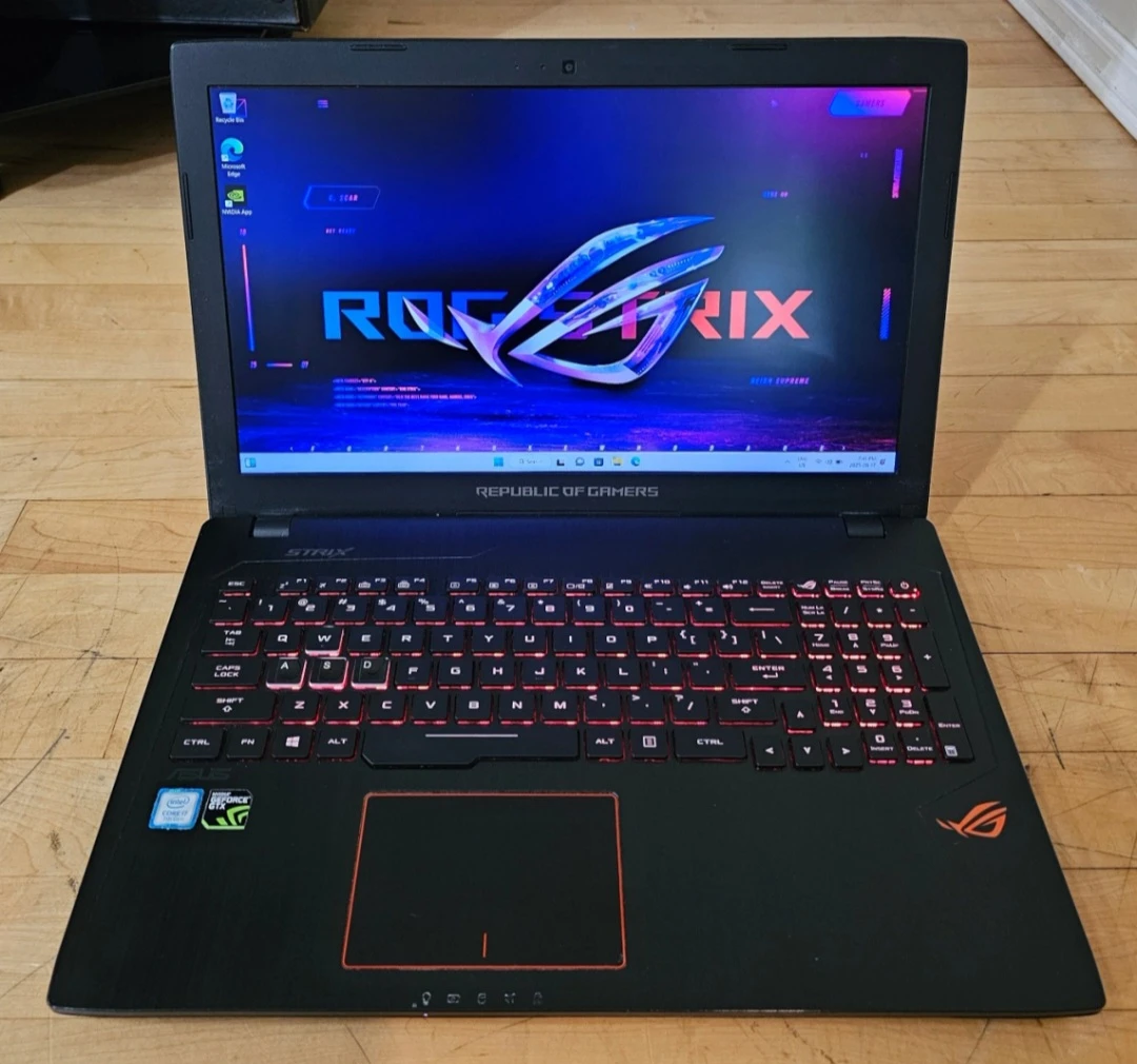 ⚔️ ASUS ROG GL553V Gaming Laptop – i7-7700HQ | GTX 1050 4GB