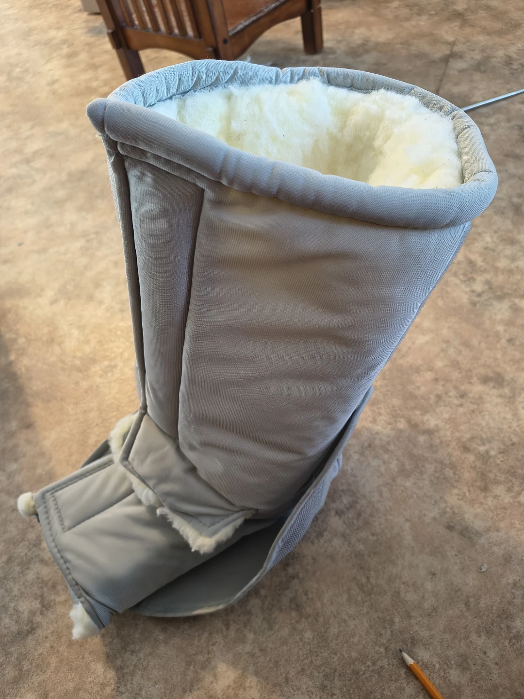 Light Grey Puffy Boot Liner/Insert