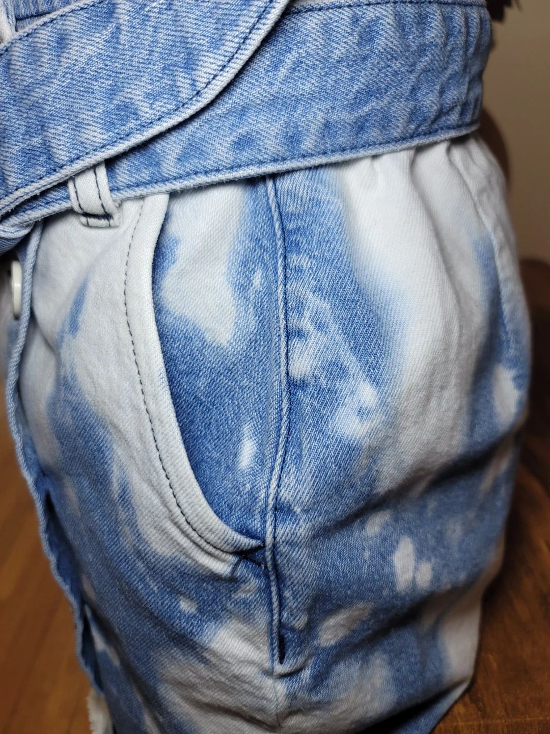 BDG Urban Outfitters Polly Cloud Bleached Mini Skirt Cotton - photo 5