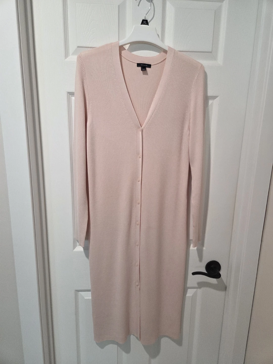 RW & CO. Pink Cardigan Dress