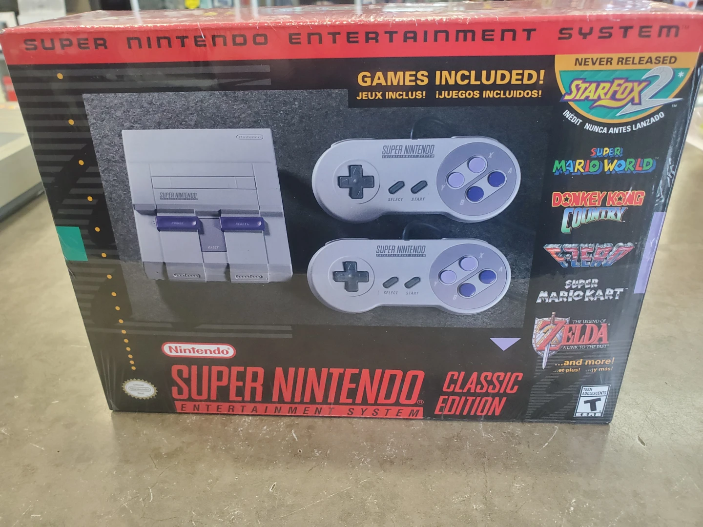 Nintendo Super NES Classic Edition Console with Games - NEW !!!
