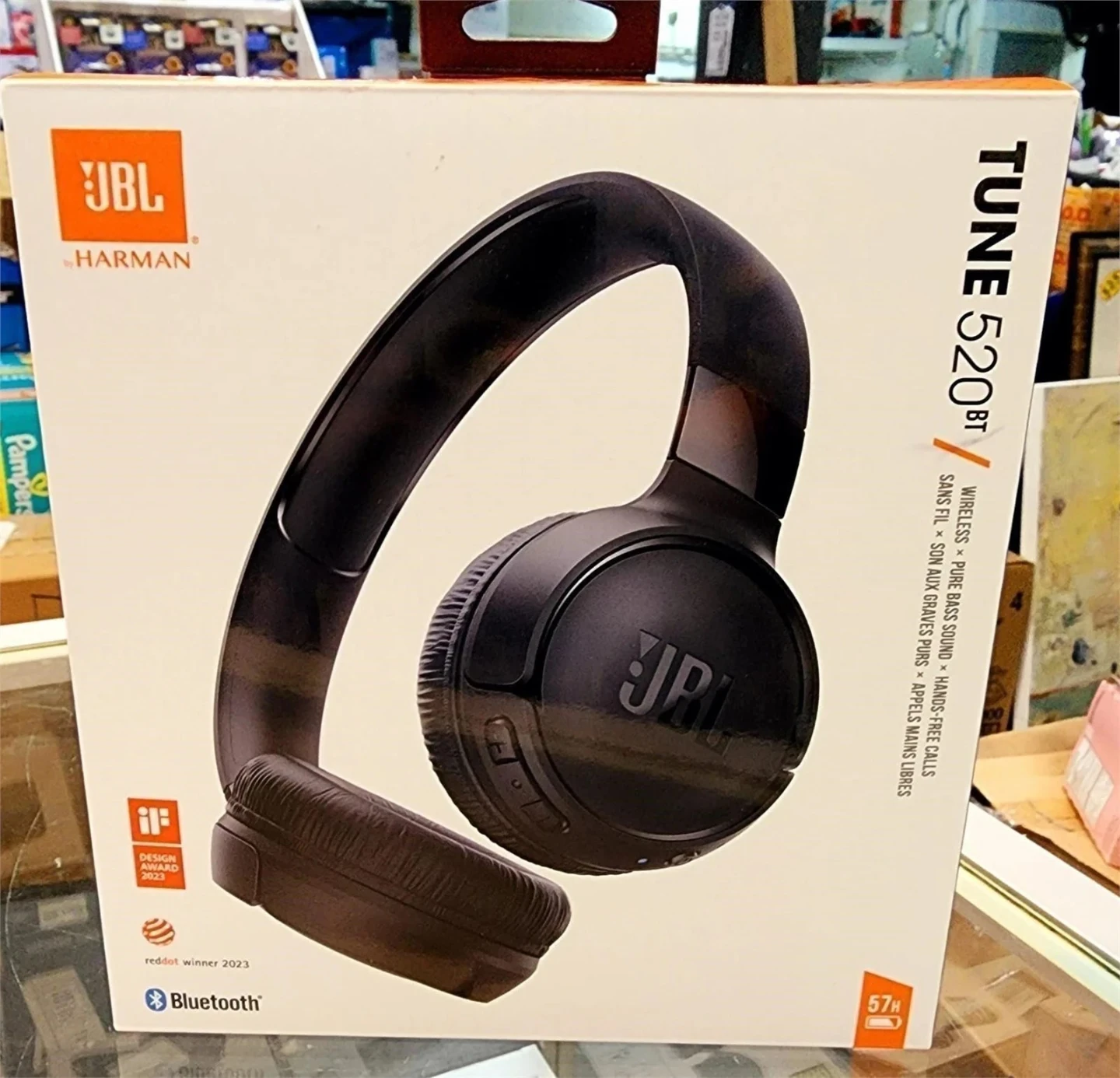 New JBL Tune 520BT Wireless On-Ear Headphones