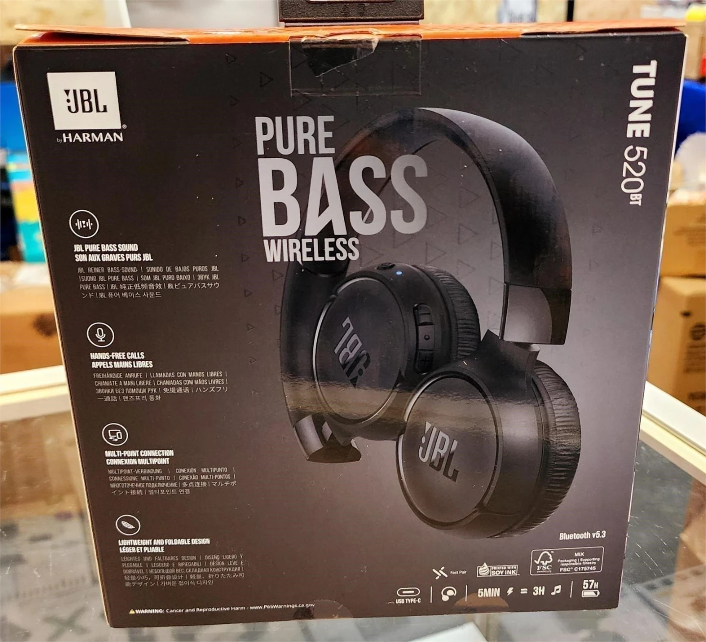 New JBL Tune 520BT Wireless On-Ear Headphones - photo 2
