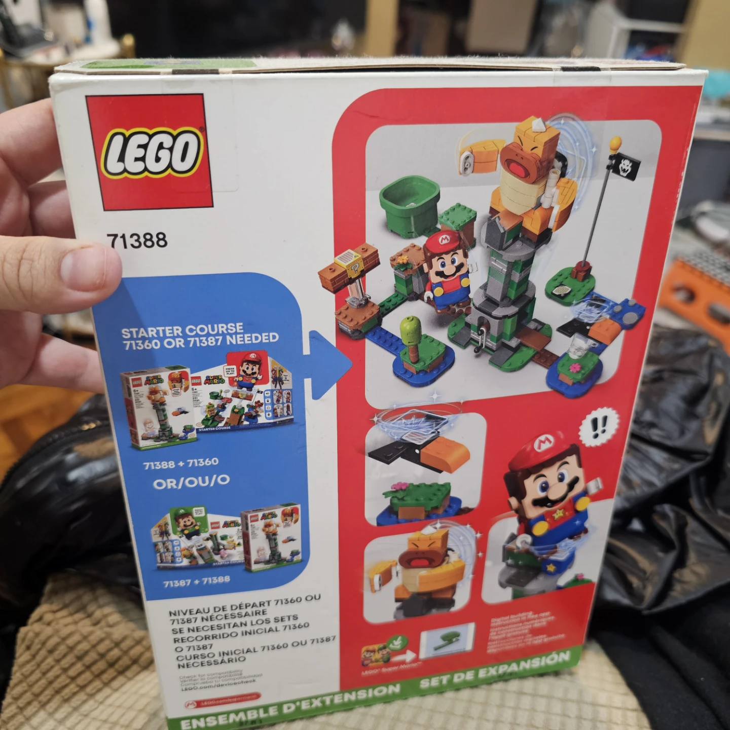 LEGO Super Mario 71388 Boss Sumo Bro Topple Tower Expansion Set - photo 2