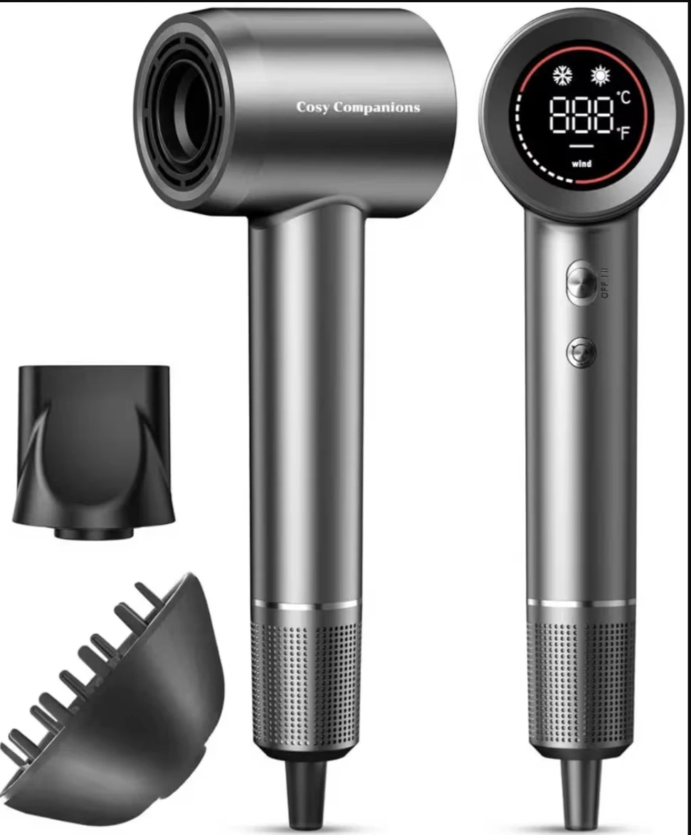 Cosy Companions Negative Ion Hair Dryer with Digital Display