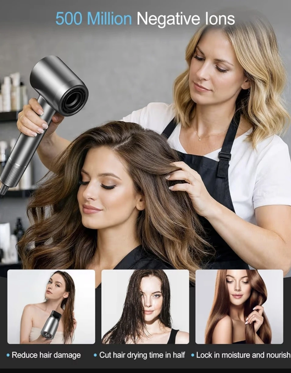 Cosy Companions Negative Ion Hair Dryer with Digital Display - photo 3