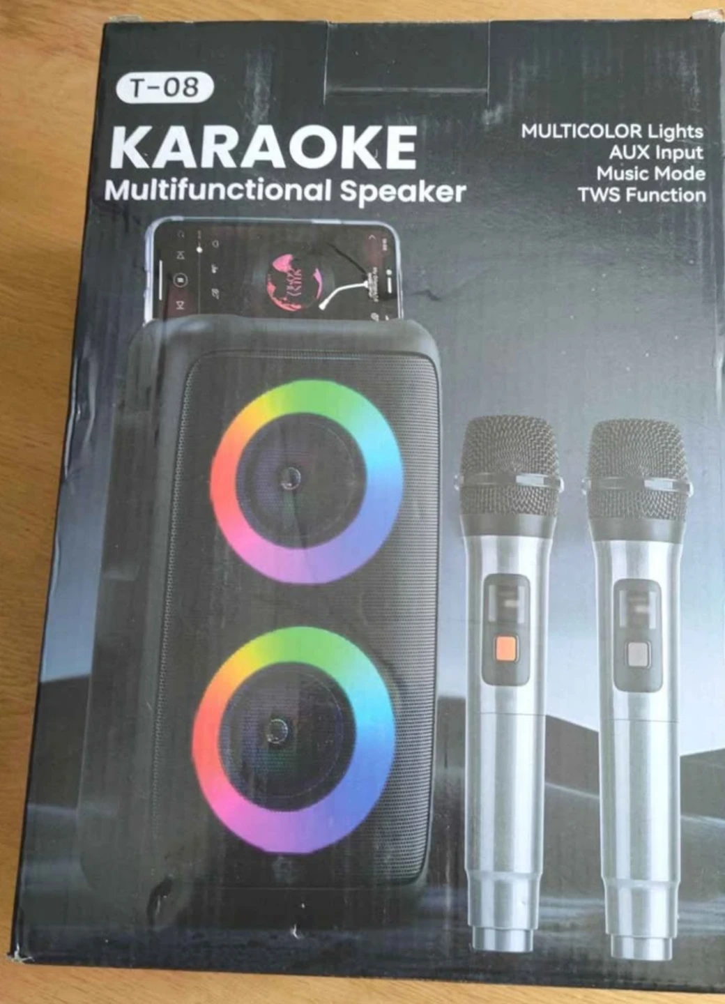 Karaoke Multifunctional Speaker with Microphones