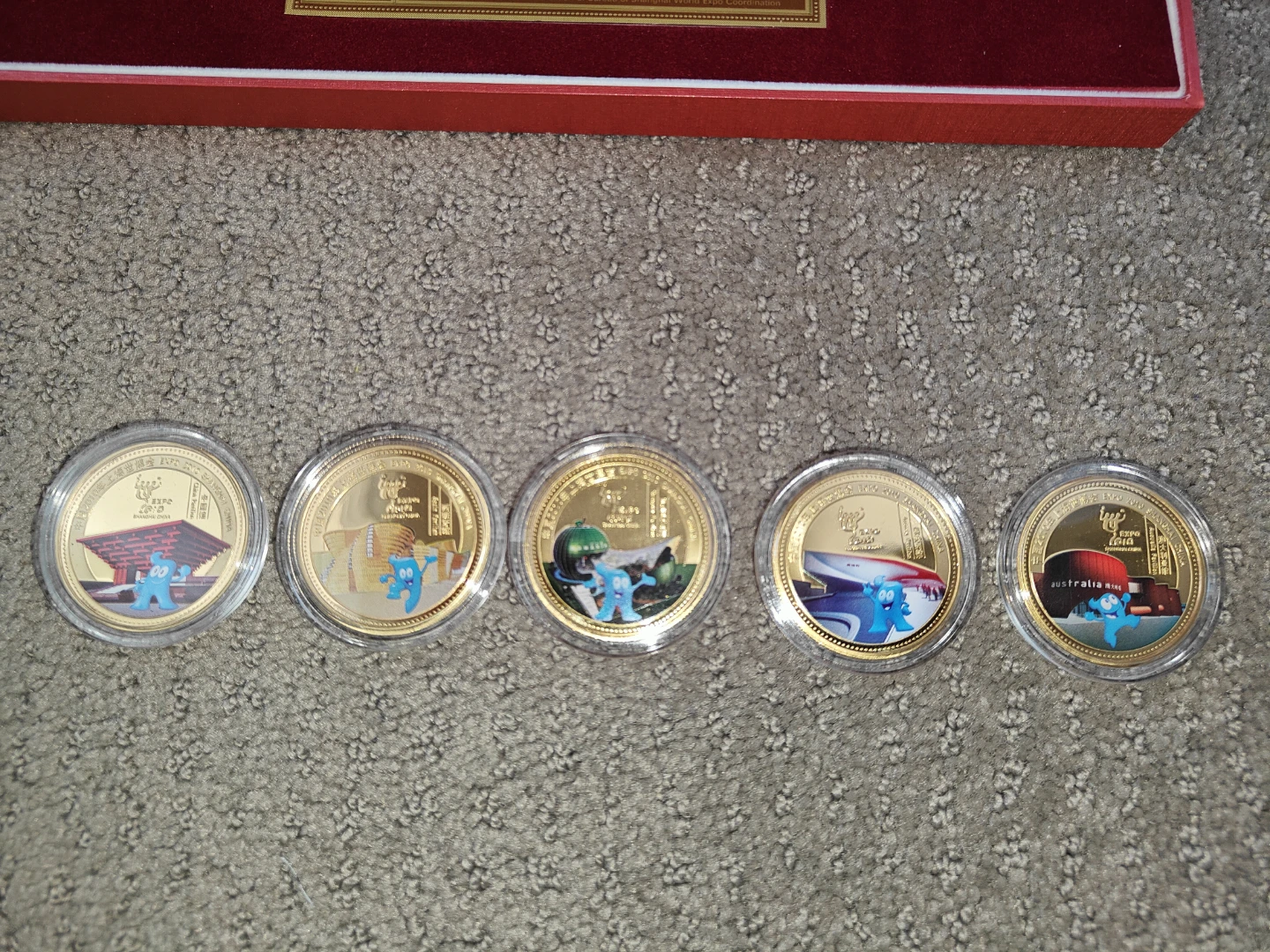 2010 Shanghai World Expo Medallion Set – Complete w/ COA - photo 5