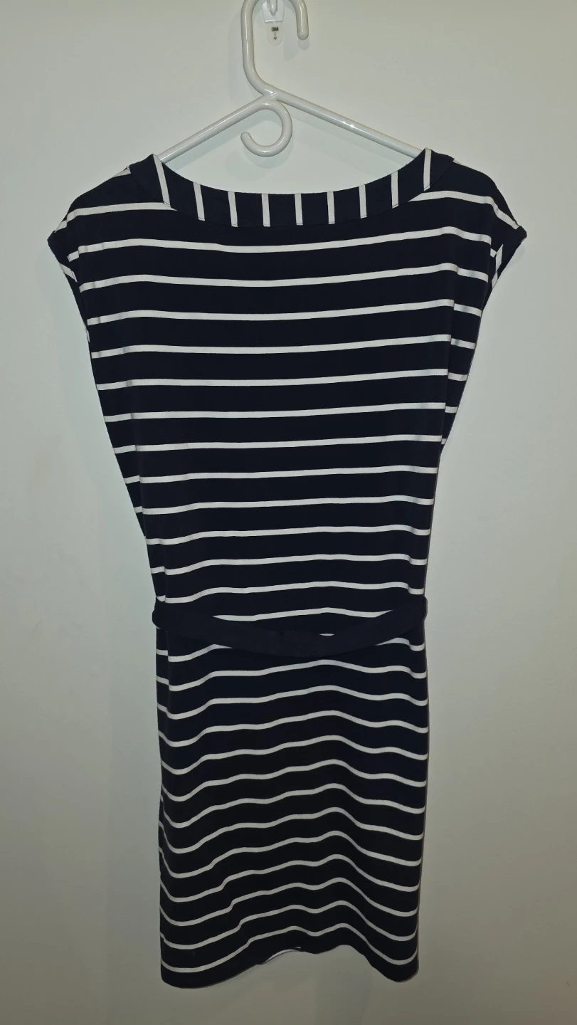 Tommy Hilfiger Striped Lace-Up Dress Size M - photo 2