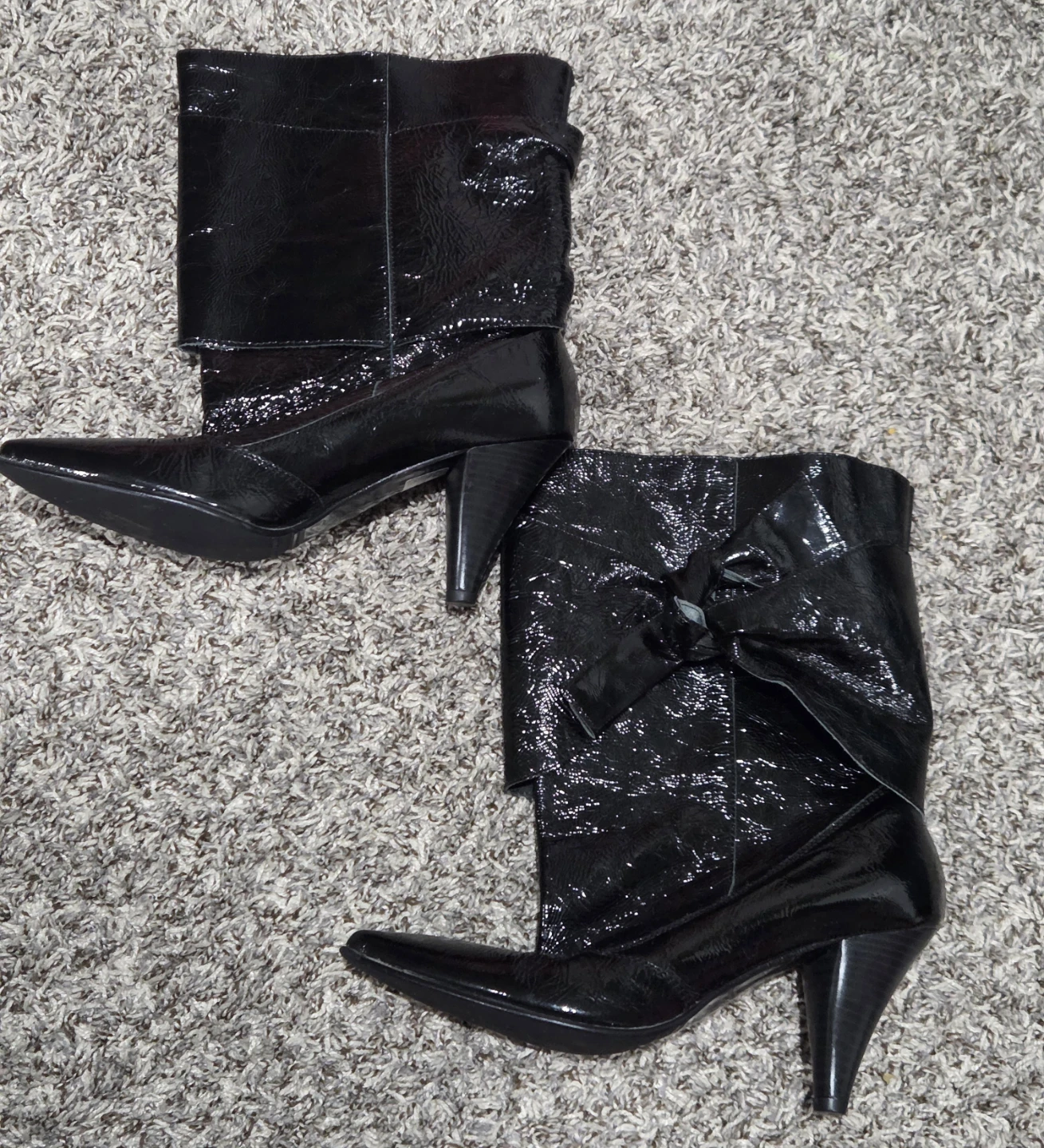 Livarazione Artiziana Italy Leather Bow Detail Heeled Boots - photo 2