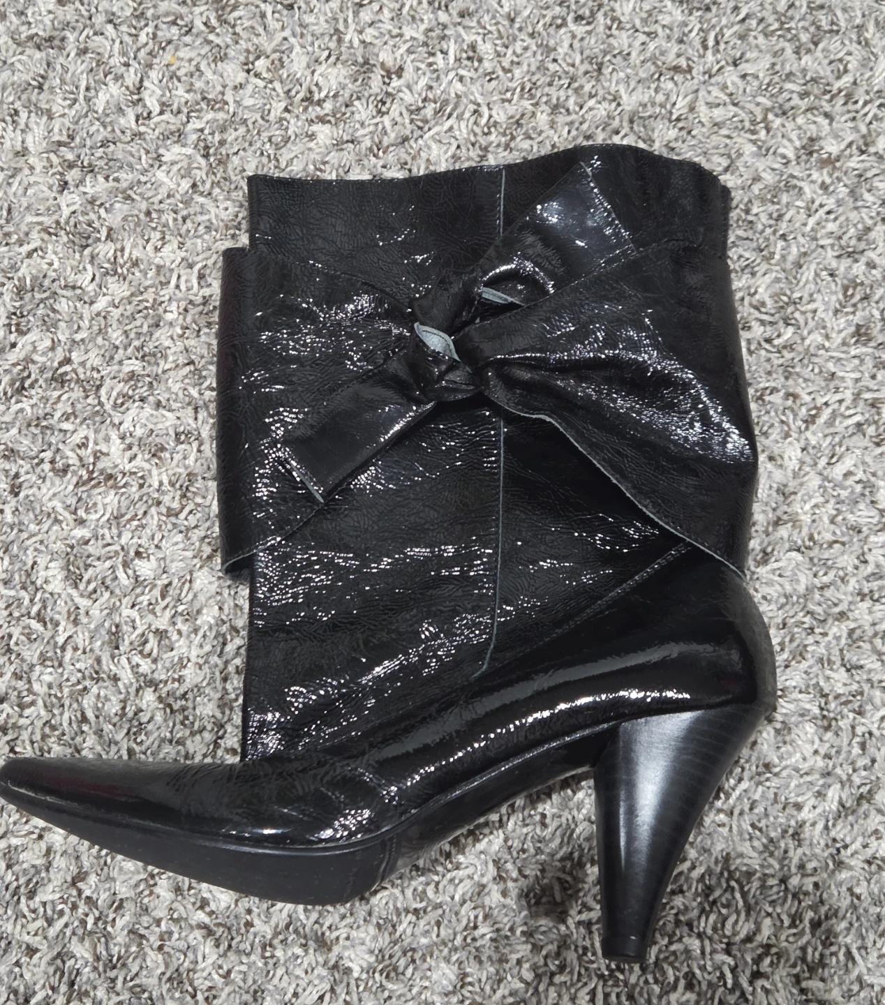 Livarazione Artiziana Italy Leather Bow Detail Heeled Boots - photo 3